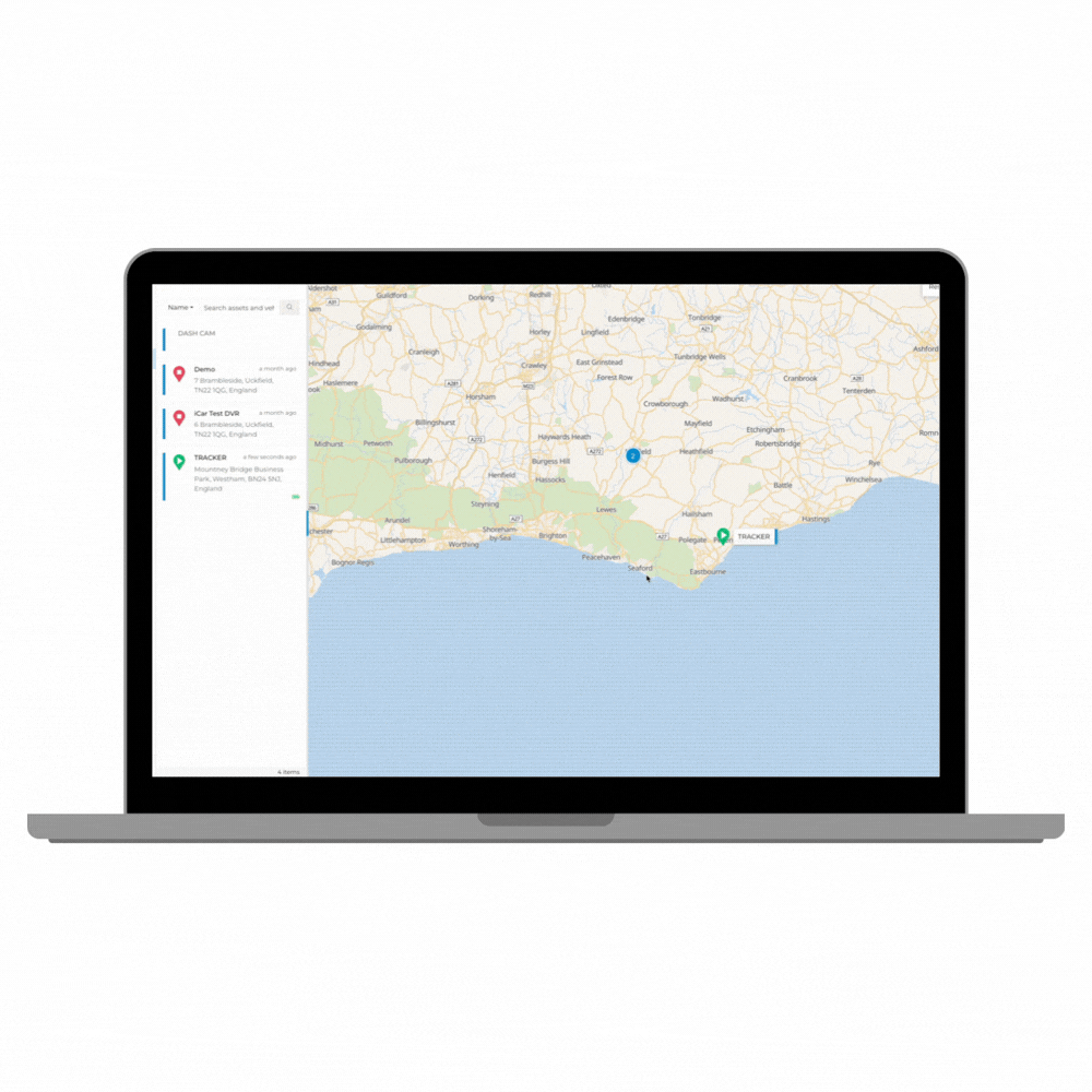 Live vehicle tracking platform for commercial fleet operations